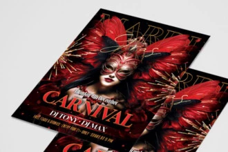 Free Carnival Party PSD Flyer Template