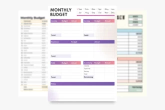 30+ Free Monthly Budget Google Docs Templates