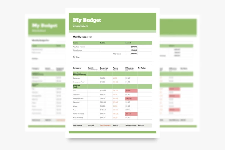 Budget Free Google Sheets & Excel Template