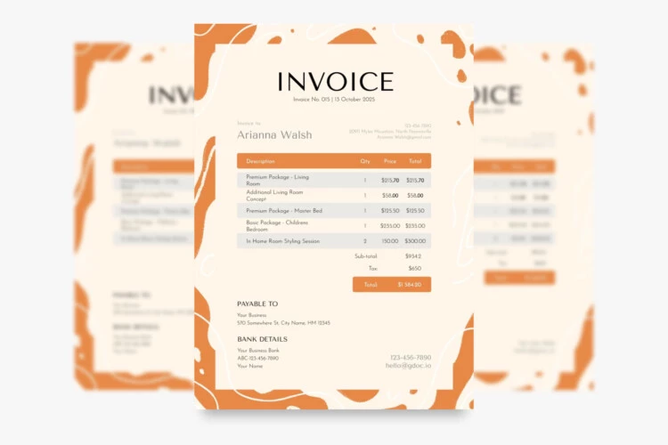 Editable Invoice Free Google Docs Template