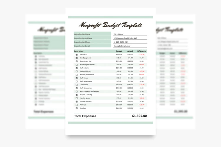 Nonprofit Budget Free Google Sheets & Excel Template