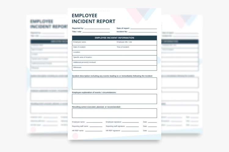 Employee Incident Report Free Google Docs Template