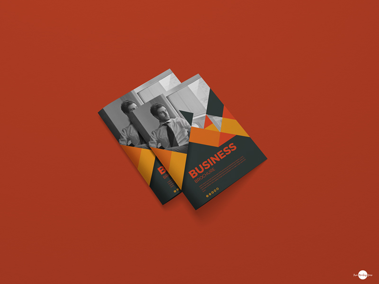 Free Letter Size Brochure Mockup PSD for Photoshop