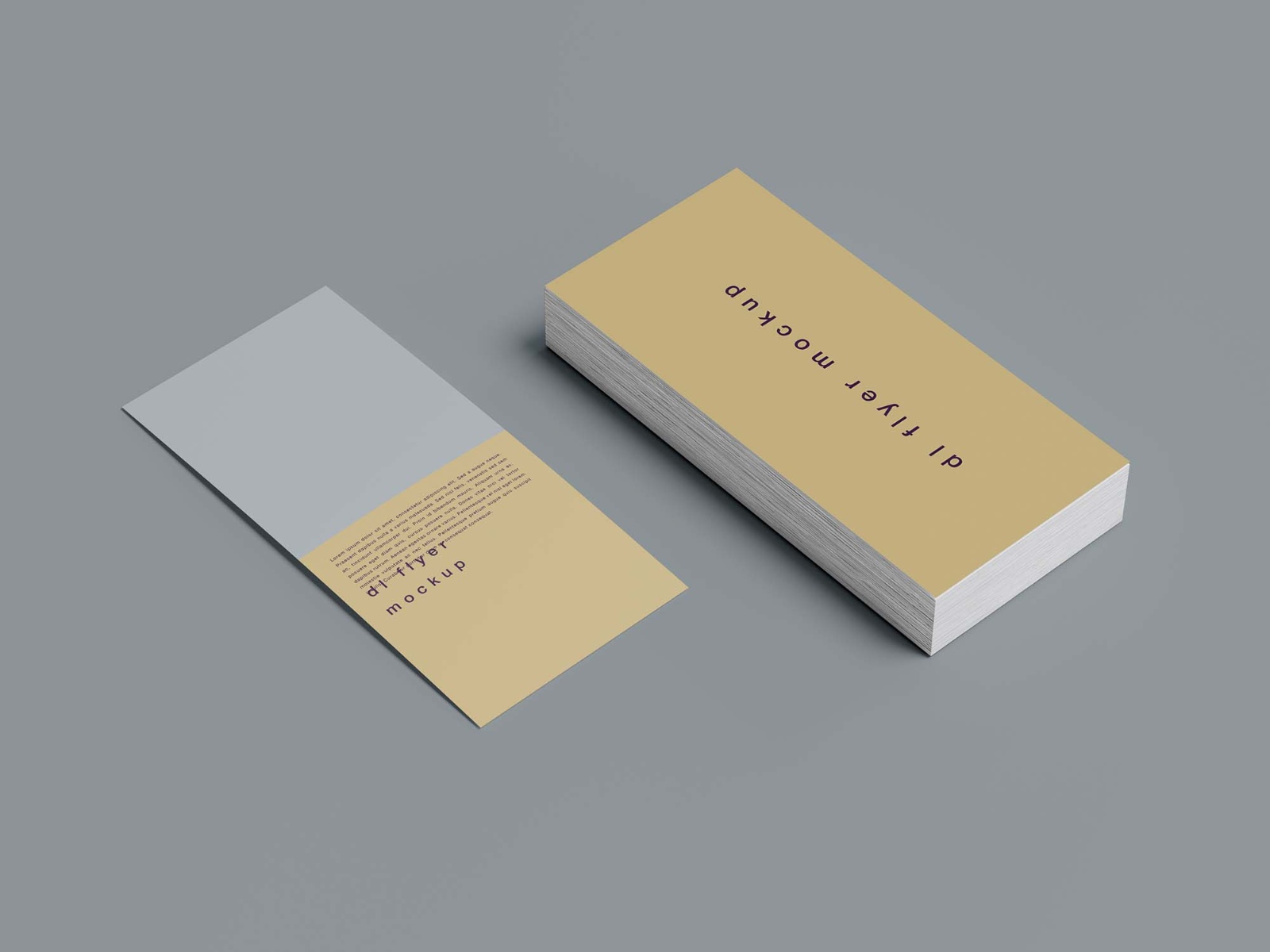 Flyers Stack Free DL Flyers Stack Mockup PSD
